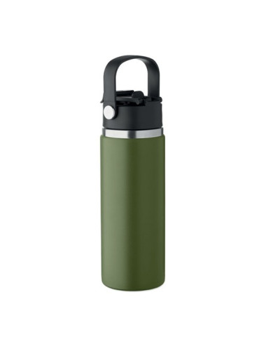 SUMA GRIP Bouteille double paroi 500 ml Couleurs : vert foncé personnalisation rapide en France