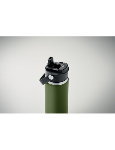 SUMA GRIP Bouteille double paroi 500 ml Couleurs : vert foncé objet promotionnel éco-responsable