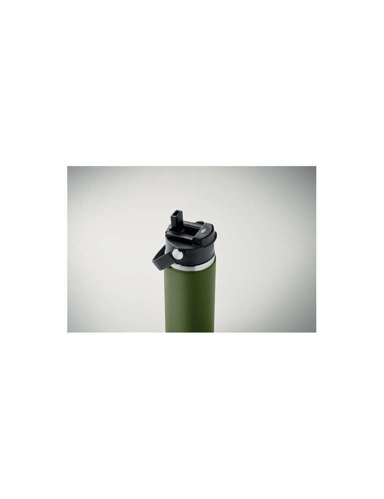SUMA GRIP Bouteille double paroi 500 ml Couleurs : vert foncé objet promotionnel éco-responsable
