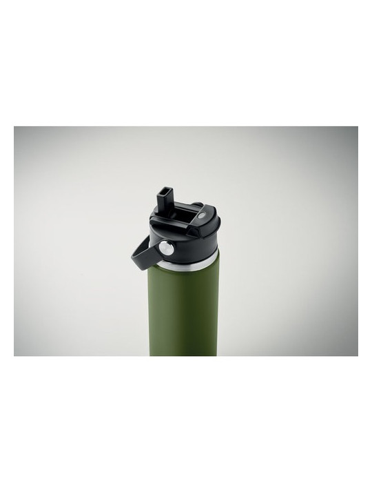SUMA GRIP Bouteille double paroi 500 ml Couleurs : vert foncé objet promotionnel éco-responsable