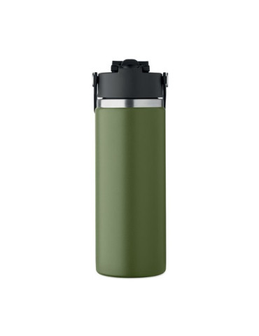 SUMA GRIP Bouteille double paroi 500 ml Couleurs : vert foncé objet promo petit budget