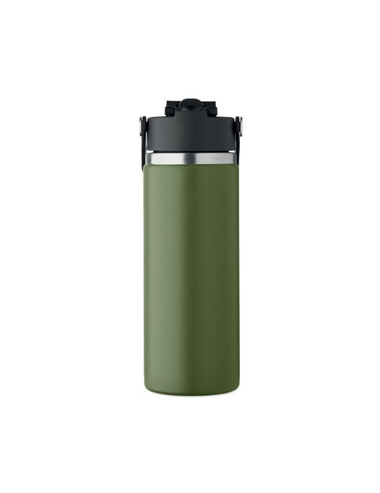 SUMA GRIP Bouteille double paroi 500 ml Couleurs : vert foncé objet promo petit budget