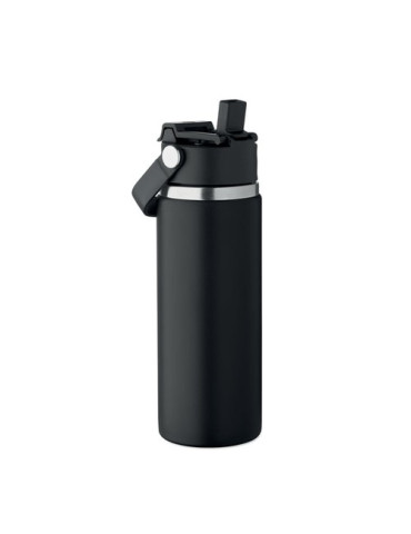 SUMA GRIP Bouteille double paroi 500 ml Couleurs : noir personnalisable avec votre logo