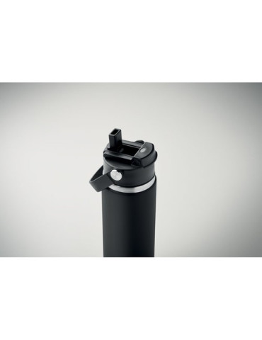 SUMA GRIP Bouteille double paroi 500 ml Couleurs : noir marquage laser ultra précis