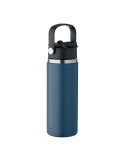 SUMA GRIP Bouteille double paroi 500 ml Couleurs : bleu marine impression logo haute qualité
