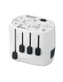 PRO 3-POLE Adaptateur SKROSS® 3pôles Couleurs : blanc cadeau entreprise pas cher