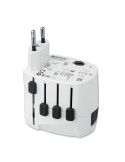 PRO 3-POLE Adaptateur SKROSS® 3pôles Couleurs : blanc goodies publicitaire événementiel