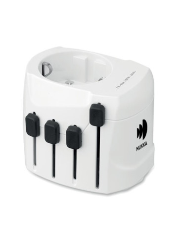 PRO 3-POLE Adaptateur SKROSS® 3pôles Couleurs : blanc marquage laser ultra précis