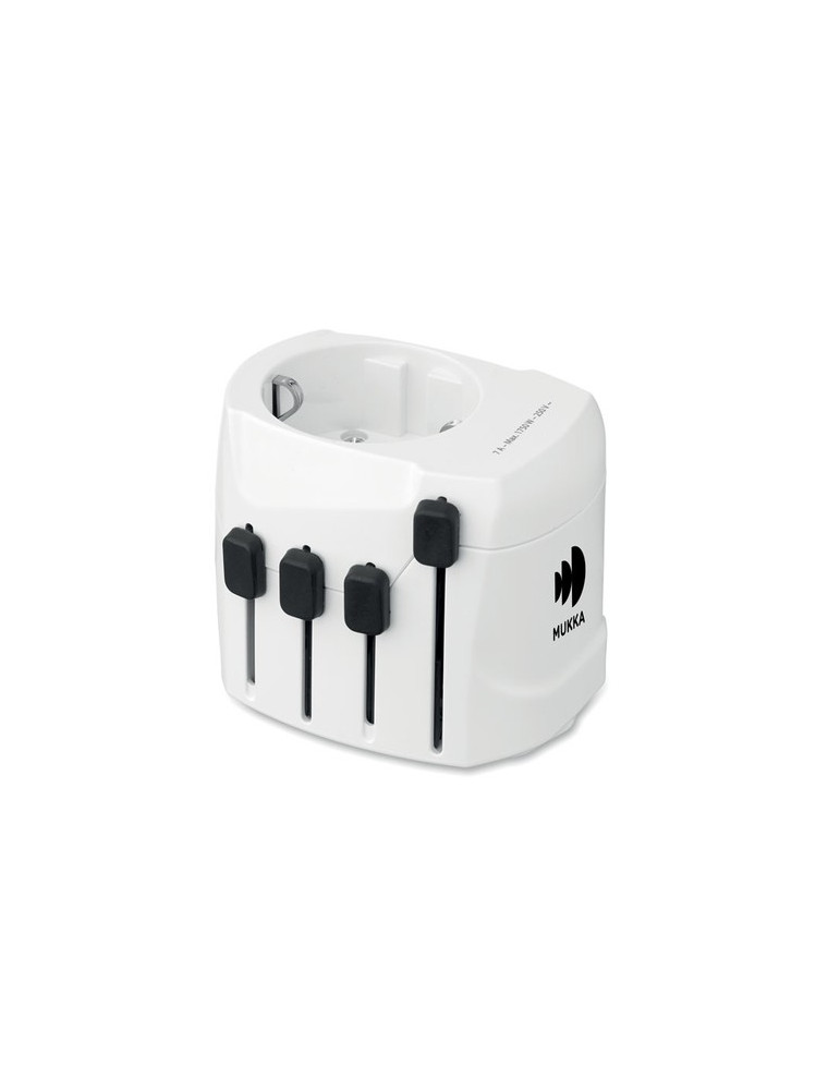 PRO 3-POLE Adaptateur SKROSS® 3pôles Couleurs : blanc marquage laser ultra précis