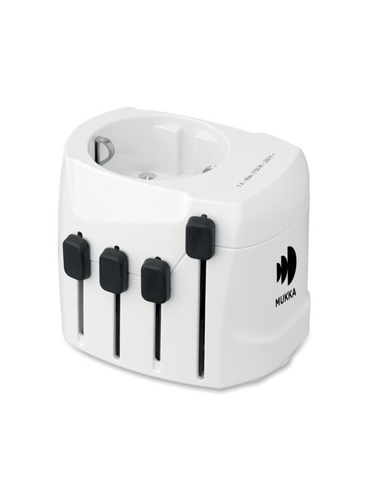 PRO 3-POLE Adaptateur SKROSS® 3pôles Couleurs : blanc marquage laser ultra précis