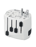 PRO 3-POLE Adaptateur SKROSS® 3pôles Couleurs : blanc objet promotionnel éco-responsable