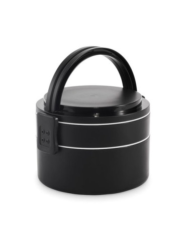 ENSALA Boîte à lunch 2 niveaux en PP Couleurs : noir 2