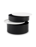 ENSALA Boîte à lunch 2 niveaux en PP Couleurs : noir objet promotionnel éco-responsable