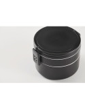 ENSALA Boîte à lunch 2 niveaux en PP Couleurs : noir cadeau collaborateur premium