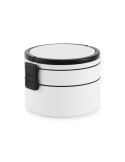 ENSALA Boîte à lunch 2 niveaux en PP Couleurs : blanc personnalisable avec votre logo