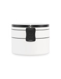 ENSALA Boîte à lunch 2 niveaux en PP Couleurs : blanc cadeau affaires élégant