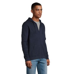 Hoodie Uni Personnalisé 260g - STONE Matières : coton Taille textile : M Couleurs : french navy marquage laser ultra précis