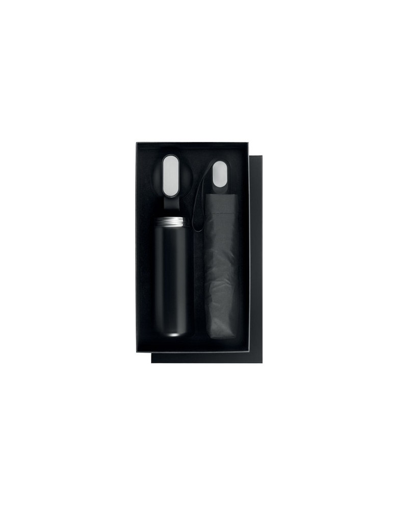 HITHERE Coffret cadeau 2 pièces Couleurs : noir goodies publicitaire événementiel