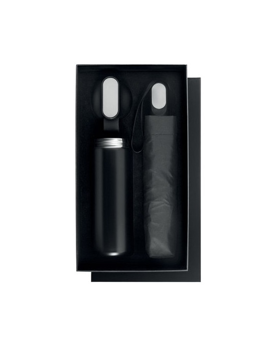 HITHERE Coffret cadeau 2 pièces Couleurs : noir goodies publicitaire événementiel