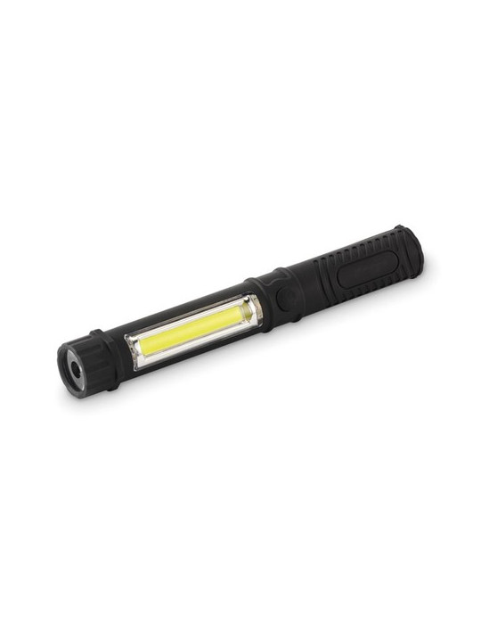 TAIER Lampe torche LED magnétique Couleurs : noir personnalisable avec votre logo