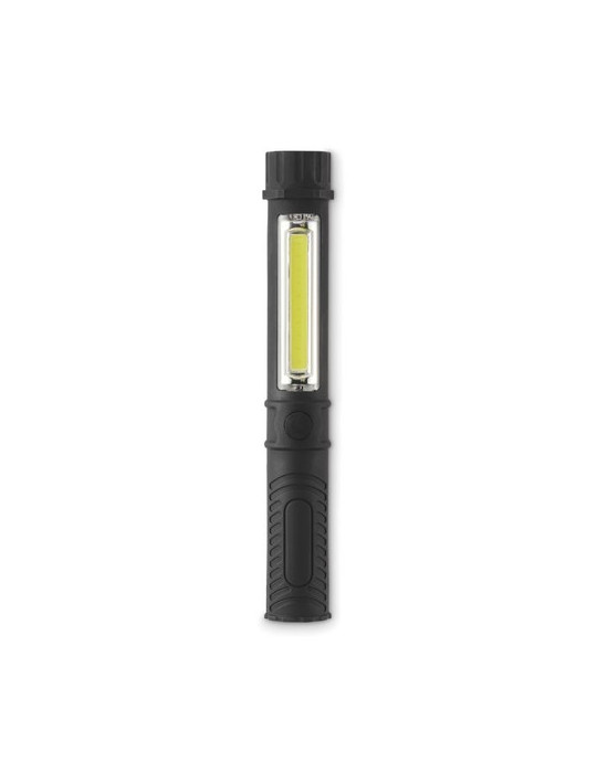 TAIER Lampe torche LED magnétique Couleurs : noir marquage laser ultra précis