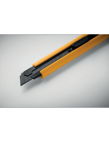 BLADE + Grand cutter rétractable Couleurs : jaune goodies publicitaire durable