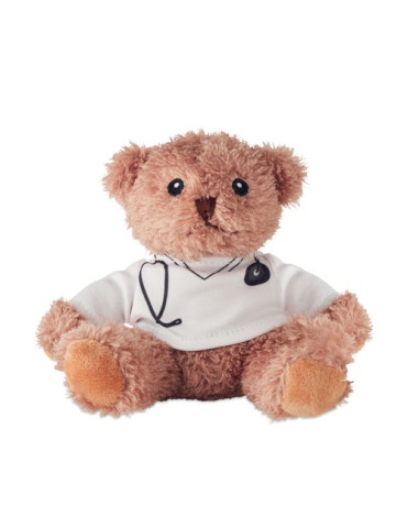 DOC Ours en peluche docteur Couleurs : blanc