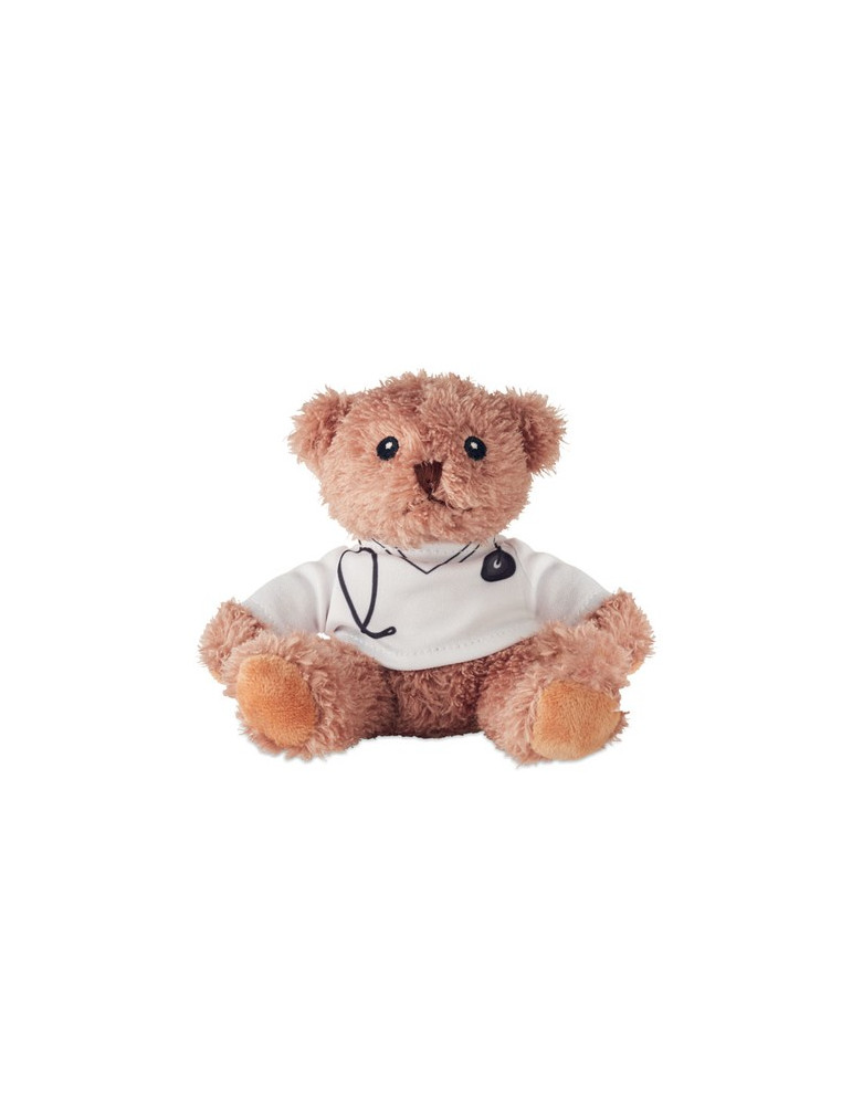 DOC Ours en peluche docteur Couleurs : blanc