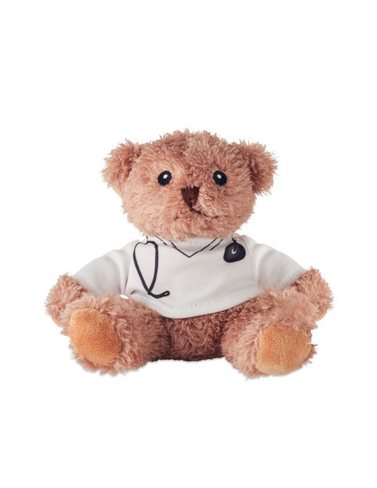 DOC Ours en peluche docteur Couleurs : blanc
