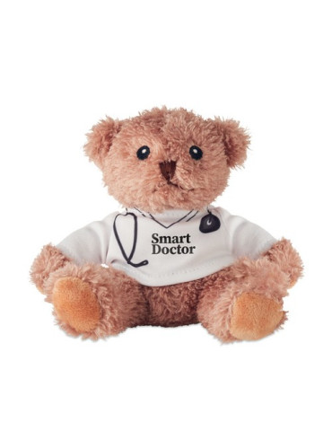 DOC Ours en peluche docteur Couleurs : blanc goodies publicitaire événementiel