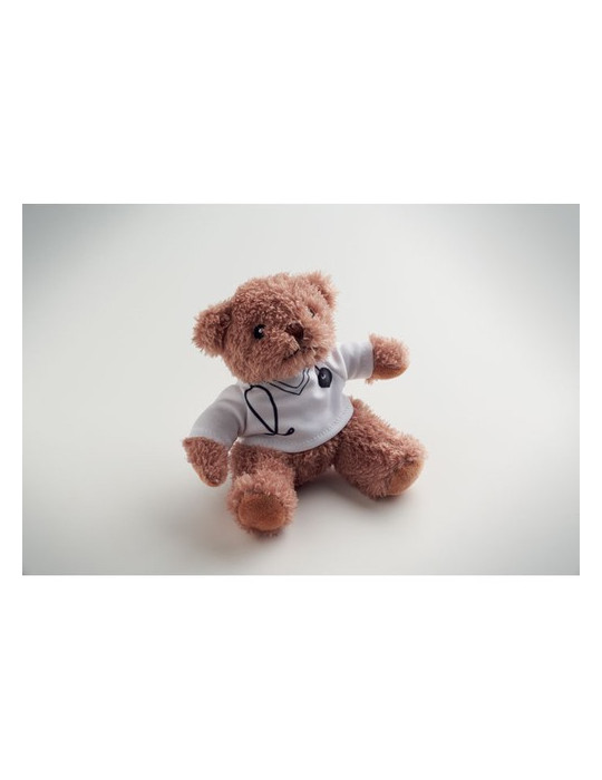 DOC Ours en peluche docteur Couleurs : blanc impression haute définition