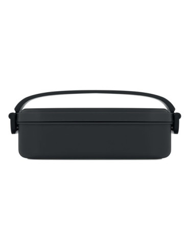 SARNIE Boîte à lunch en PP 800ml Couleurs : noir objet promotionnel éco-responsable