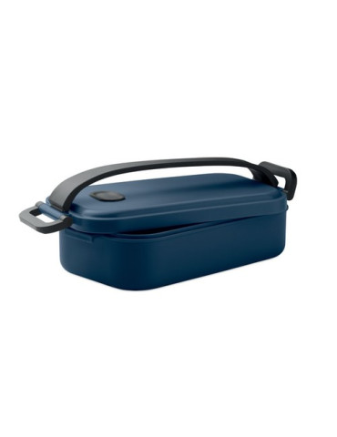 SARNIE Boîte à lunch en PP 800ml Couleurs : bleu marine impression haute définition