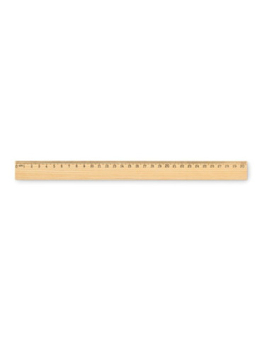 RULER30 Règle en bois 30cm Couleurs : bois