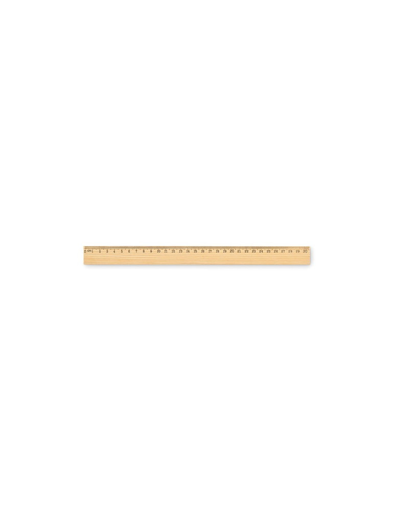 RULER30 Règle en bois 30cm Couleurs : bois
