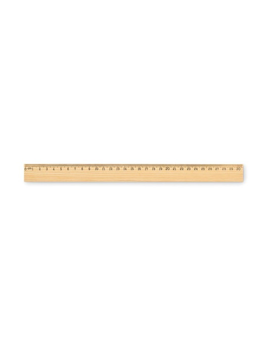 RULER30 Règle en bois 30cm Couleurs : bois