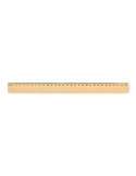 RULER30 Règle en bois 30cm Couleurs : bois
