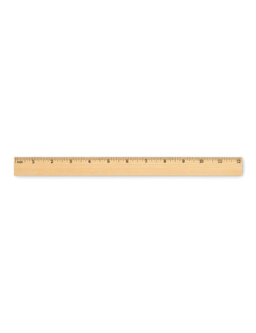 RULER30 Règle en bois 30cm Couleurs : bois 2