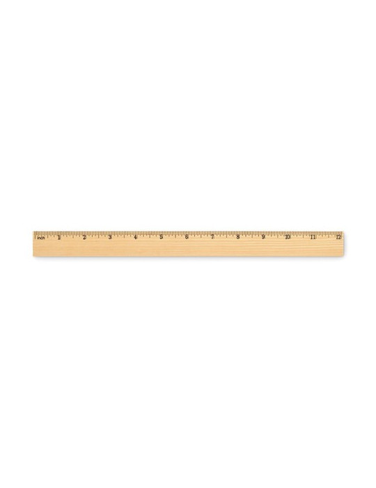 RULER30 Règle en bois 30cm Couleurs : bois personnalisable avec votre logo