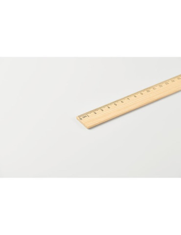 RULER30 Règle en bois 30cm Couleurs : bois cadeau entreprise pas cher