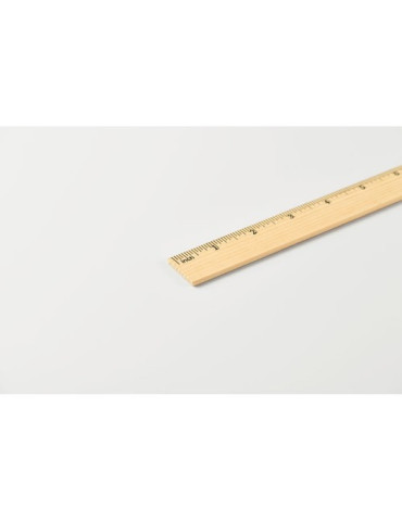 RULER30 Règle en bois 30cm Couleurs : bois goodies publicitaire événementiel