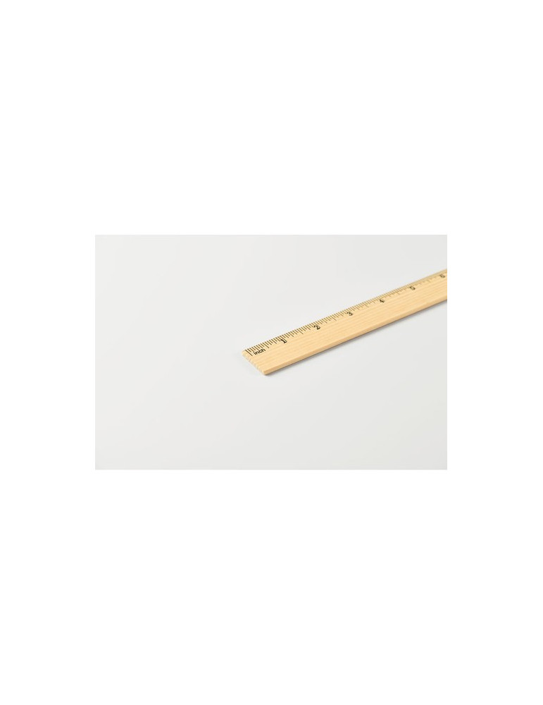 RULER30 Règle en bois 30cm Couleurs : bois goodies publicitaire événementiel