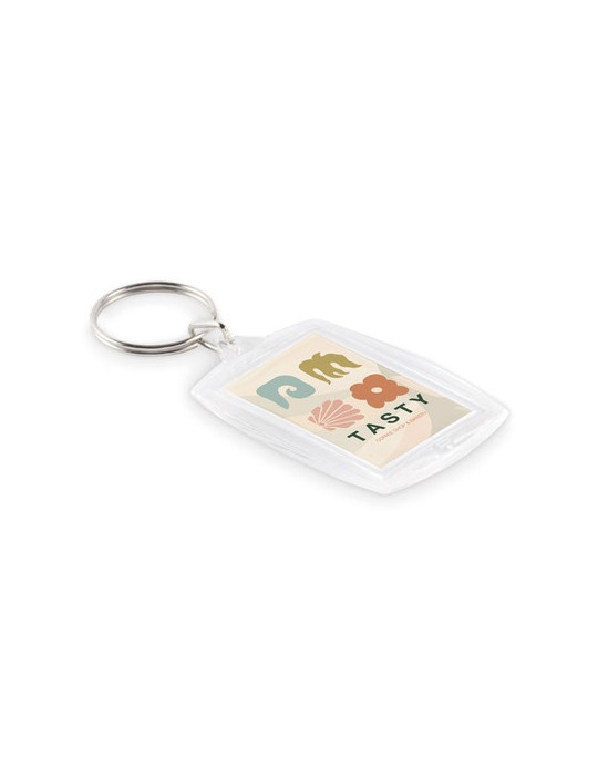 WITHME Porte-clés photo en acrylique Couleurs : transparent goodies publicitaire événementiel