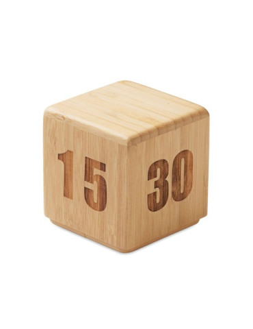 CURT Minuteur en bambou Couleurs : bois
