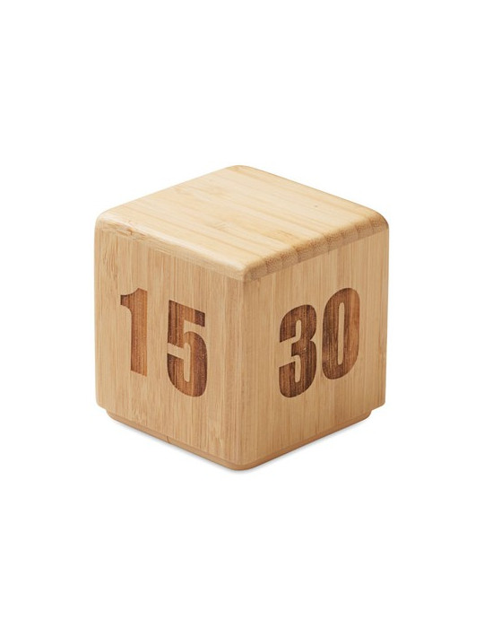 CURT Minuteur en bambou Couleurs : bois