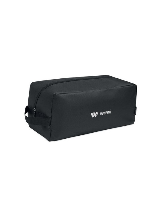 SHOETOGO Sac à chaussures en 600D RPET Couleurs : noir cadeau entreprise pas cher