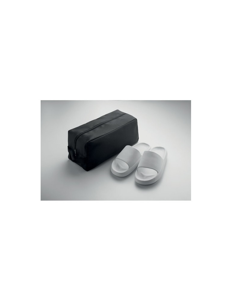 SHOETOGO Sac à chaussures en 600D RPET Couleurs : noir impression haute définition