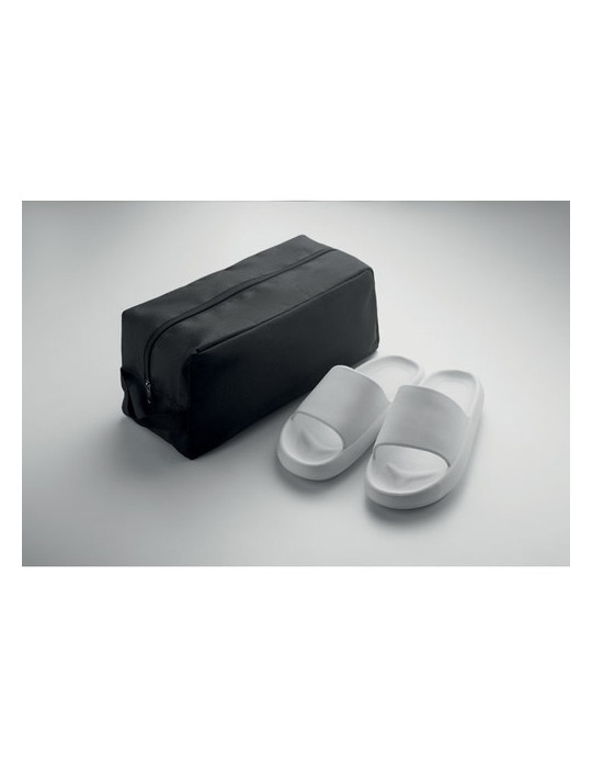 SHOETOGO Sac à chaussures en 600D RPET Couleurs : noir impression haute définition