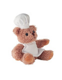 TEDDCHEF Ours en peluche chef cuisinier Couleurs : blanc personnalisable avec votre logo