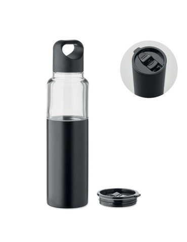 DUALUSE Bouteille 2 en 1 610ml Couleurs : noir